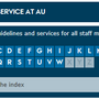 The staff service search field makes it easy for members of staff to find tools, guidelines and services provided by the administration. Now this feature is also available in English for members of staff who do not speak Danish.