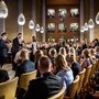155 new medical doctors pledged the traditional Hippocratic oath at the graduation ceremony for Medicine in the Main Hall on Friday. Photo: Maria Randima Brauer Sørensen/AU.