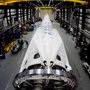 Falcon 9 raketten,  som skal sende SpaceX Dragon rumskibet til ISS. Foto: SpaceX