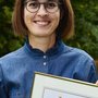Irene Dige from the Department of Dentistry and Oral Health receives the Zendium Research Award 2020. Photo: Zendium.