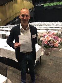 Reimar W. Thomsen received the Niels Schwartz Sørensen Award at the Danish Society of Endocrinology’s annual meeting on Friday 12 January 2018. Photo: Diana Hedevang Christensen.