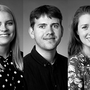 The five  recipients of the 2021 Queen Margrethe II’s travel grants. From left: Anne Siri Snell (Aarhus BSS), Cathrine Abild Meyer (NAT), Frederik Giessing Nielsen (TECH), Sara Cecilie Utvaag (Arts) og Thomas Jensen (Health).