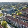 Universitetsbyen (det tidligere kommunehospitalsområde) fra oven. Foto: Claus Sjödin