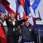 Franske Marine Le Pen fra Front National kan sammen med blandt andet Dansk Folkeparti se frem til stor fremgang ved valget til EU-parlamentet. Deres EU-skeptiske holdning minder på mange måder om Tea Party-bevægelsens holdning til centralmagten i USA.